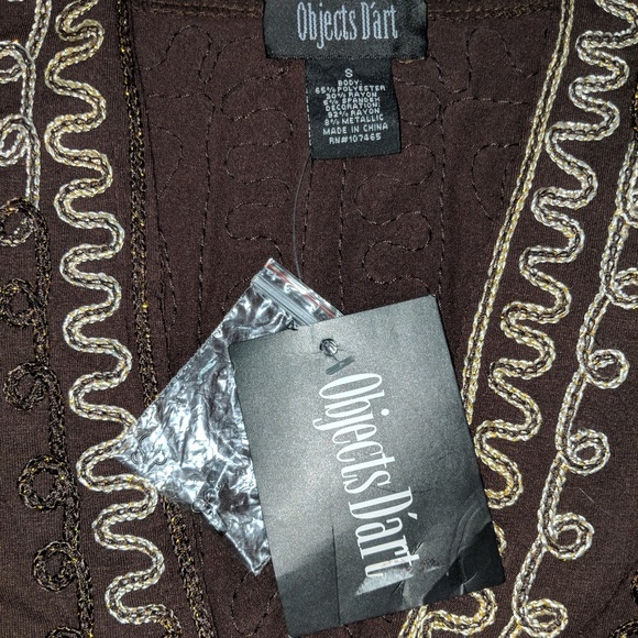 Objects D'art Embroidered Jacket - Picture 5 of 5